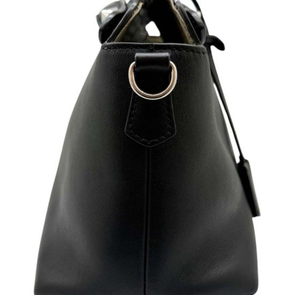 FENDI Black Leather Shoulder Bag - Picture 4 of 16